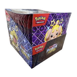 Paldean Fates: Tech Sticker Collection Display