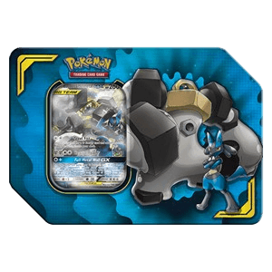 Power Partnership Tins: Lucario & Melmetal GX Tin