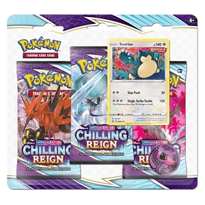 Chilling Reign: Snorlax 3-Pack Blister
