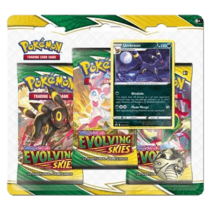 Evolving Skies: Umbreon 3-Pack Blister