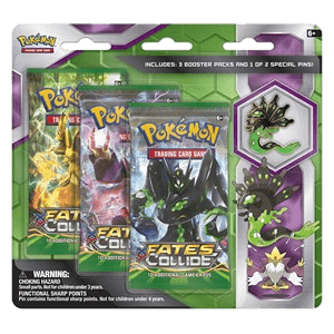 Fates Collide: Zygarde Pin 3-Pack Blister