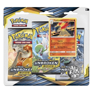 Unbroken Bonds: Typhlosion 3-Pack Blister