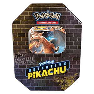 Detective Pikachu Tins: Charizard GX Tin