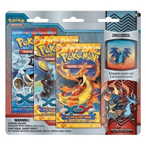 Mega Charizard X Pin 3-Pack Blister
