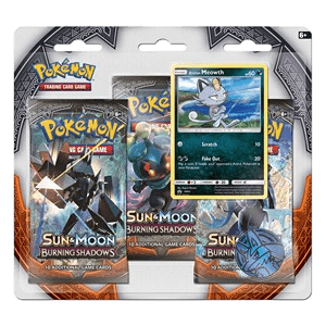Burning Shadows: Alolan Meowth 3-Pack Blister