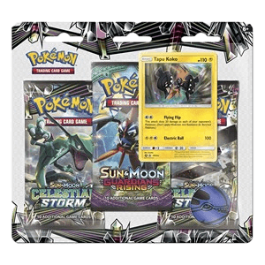Celestial Storm: Tapu Koko 3-Pack Blister
