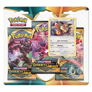 Darkness Ablaze: Eevee 3-Pack Blister