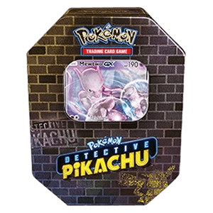 Detective Pikachu Tins: Mewtwo GX Tin