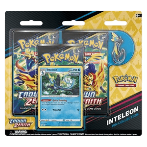 Crown Zenith: Inteleon Pin Collection 3-Pack Blister