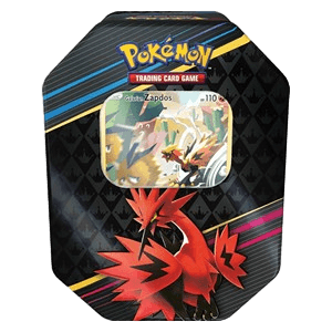 Crown Zenith: Galarian Zapdos Tin