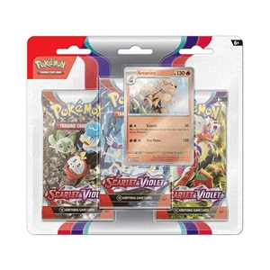 Scarlet & Violet: Arcanine 3-Pack Blister