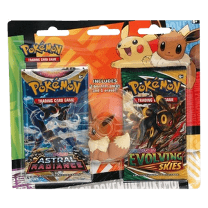 Back to School Eevee Eraser 2-Pack Blister