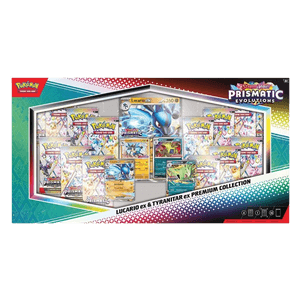 Prismatic Evolutions: Lucario ex & Tyranitar ex Premium Collection
