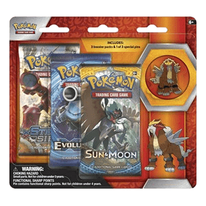 Entei Pin 3-Pack Blister